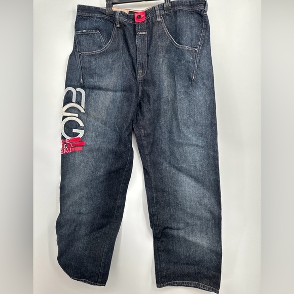 Vintage 90s Marithe Francois Girbaud Blue Jeans Mens 40 Y2K - Picture 1 of 8